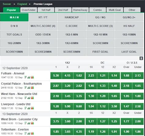 bet9ja premier league betting  Bet9ja is not affiliated or connected with sports teams, event organisers and/or players displayed on its images/websites